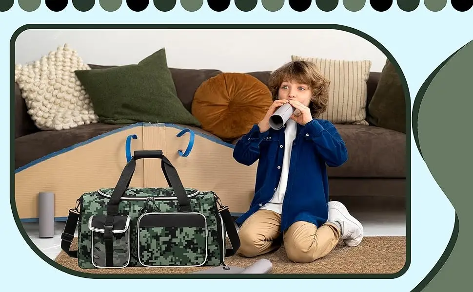 Travel Duffle Bag Lightweight Water Resistant and Spacious for Gym Trips Features Dry Wet Separation and Multiple Pockets