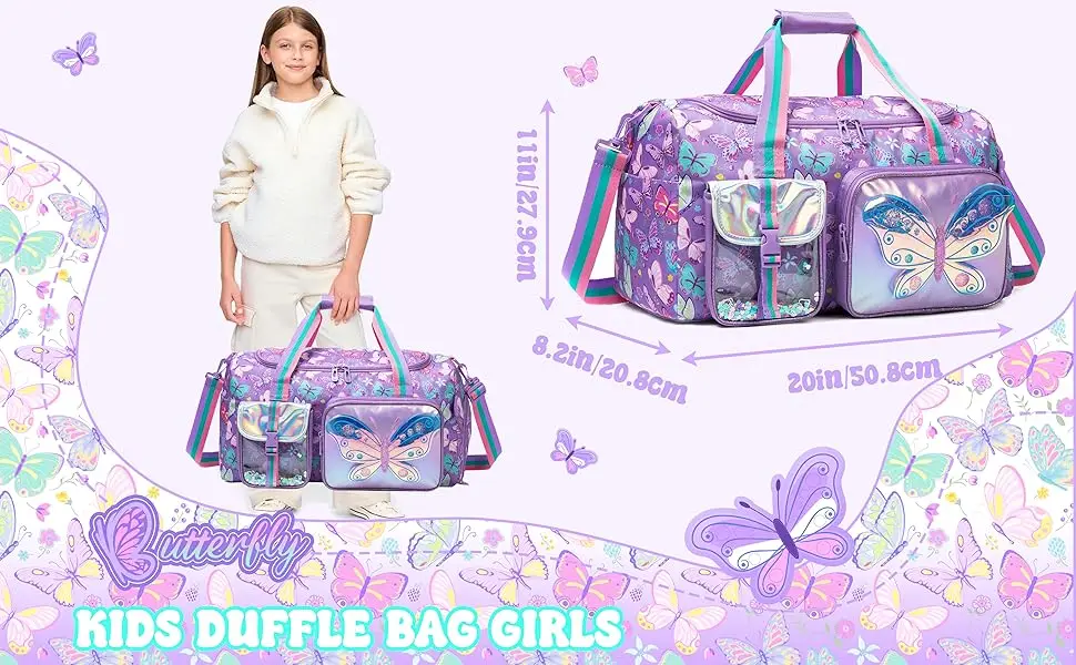 Travel Duffle Bag Lightweight Water Resistant and Spacious for Gym Trips Features Dry Wet Separation and Multiple Pockets