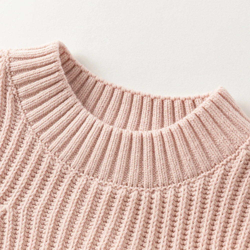 Dave Bella Children Autumn Winter Warm Pullover Sweater for Girls Knitted Sweater Outerwear Kids Clothes DK4254046