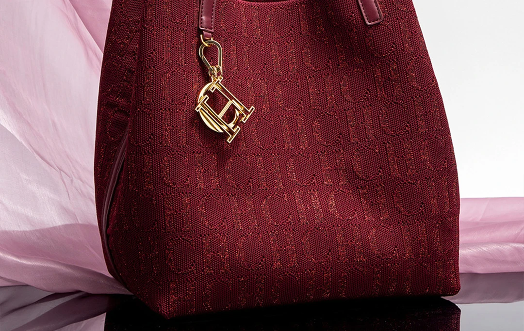 CH Tote Bag For Women Luxury Knit Monogram Handbag Fashion Shoulder Bag Elegant Large Capacity Tote Bag For Daily Commute