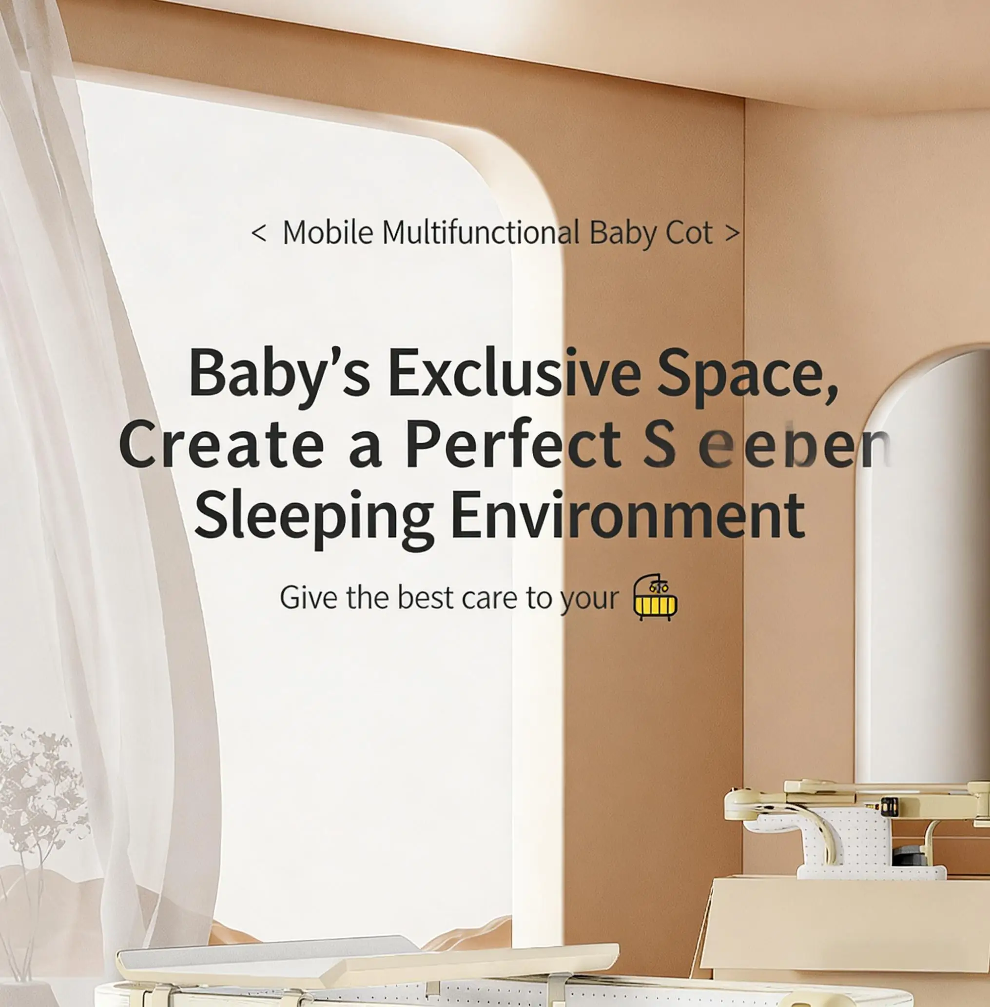 Baby Bassinet ,Soobaby 3 in 1 Baby Crib,Bassinet Bedside Crib Adjustable Portable Bed for Infant,Baby Newborn Must Have Bed