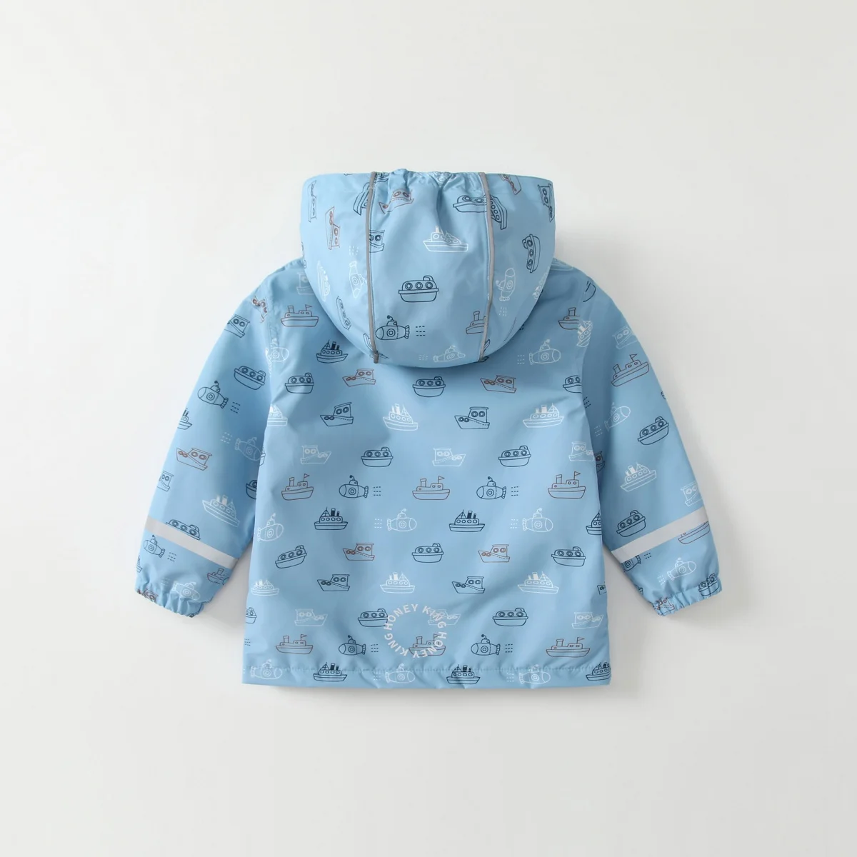 HONEYKING Children's Clothing Sets Raincoat Suit Baby Waterproof Overalls Pants Boys Jumpsuit For Kids Jacket And Trousers Set