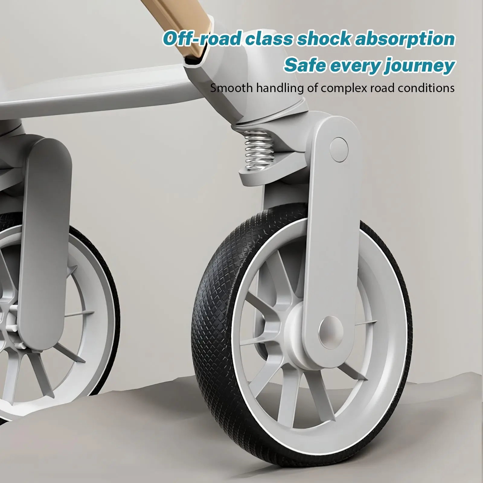 Luxury Baby Stroller Portable Travel Baby Carriage Folding Prams High Landscape Aluminum Frame Car Quick Fold for Newborn Baby