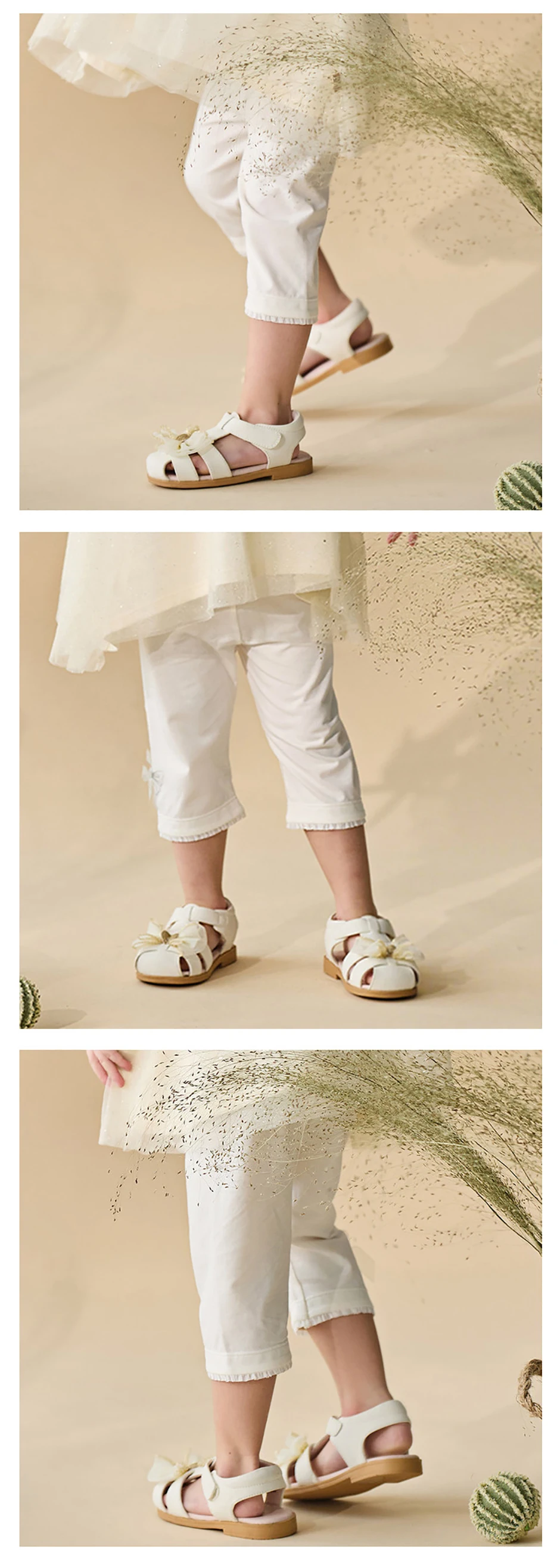 Dave Bella Elastic Leggings for Girl Cool Summer Pant Trousers Modal Butterfly Fashion Casual Outdoor Clothes Children DB2261653