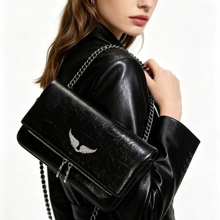 New durable women's fashionable shoulder bag with classic design, chain strap crossbody bag, outdoor casual small square bag