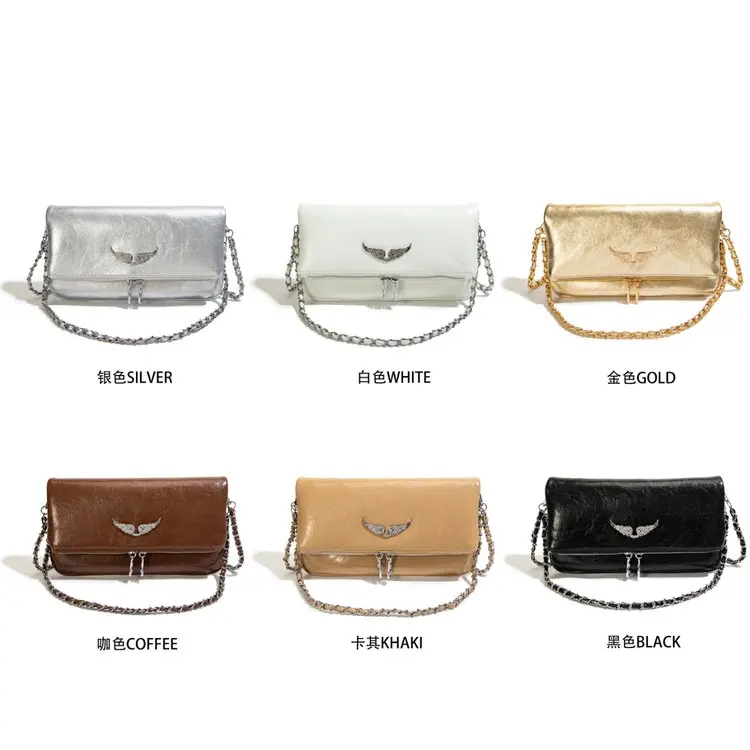 New durable women's fashionable shoulder bag with classic design, chain strap crossbody bag, outdoor casual small square bag