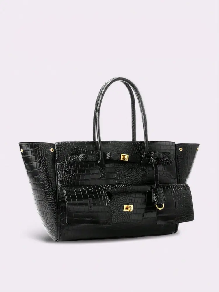 Designer Diaper Bag Ladies Leather Shoulder Bag Elegant Classic Solid Color Vintage Fashionable Trendy For Shopping Party