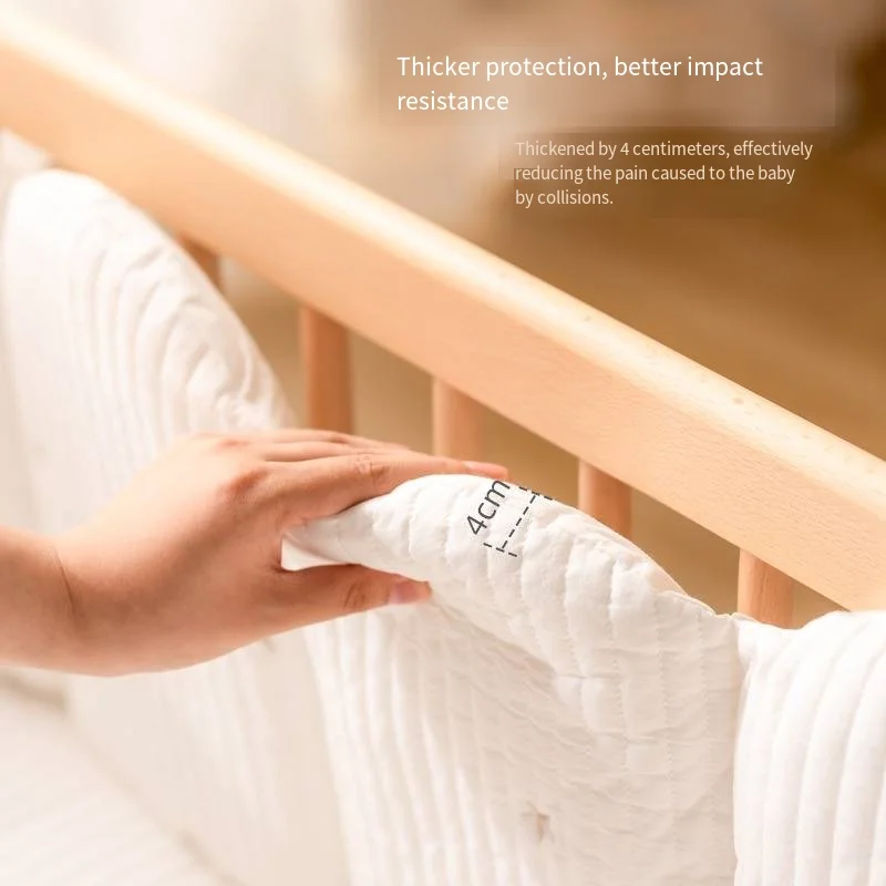 2026 Crib Fence Soft Pack Children's Splicing Bed High Border Protection Anti-collision Anti-fall Bed Baby Guardrail Bed Bumper