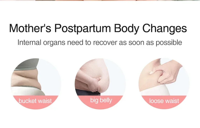 3In1 Corset Postpartum Band Women Tummy Belly Peis Belt Wrap Waist Trainer Recovery Bandage Strap Body Shaper