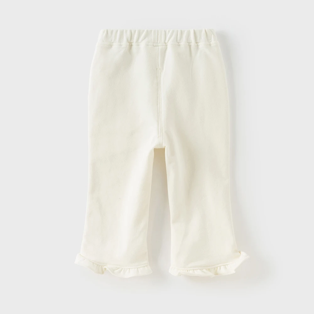 Dave Bella Children's Flare Pants Autumn Winter Casual Sweet Cute Floral Girls Baby Elastic Trousers Outdoor DB3252867