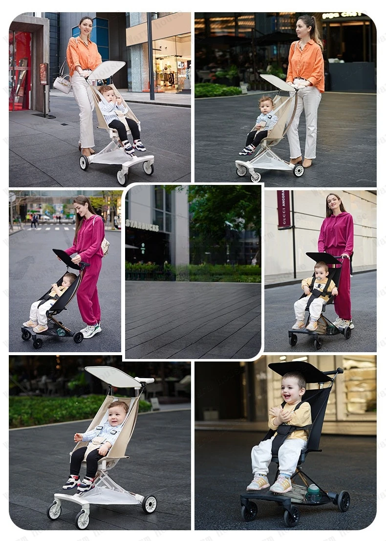 2025 New Lightweight Baby Travel Stroller Portable Foldable Pocket Stroller Multifunctional Children's Stroller Baby Carriage