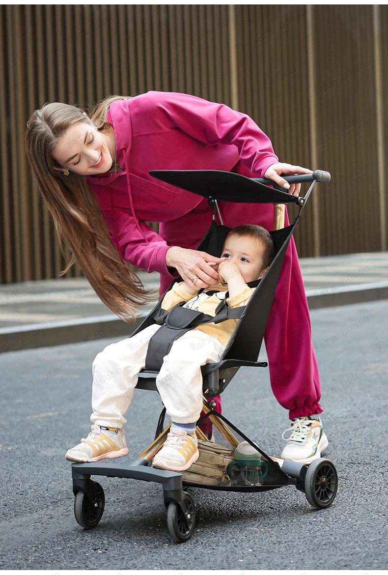 2025 New Lightweight Baby Travel Stroller Portable Foldable Pocket Stroller Multifunctional Children's Stroller Baby Carriage