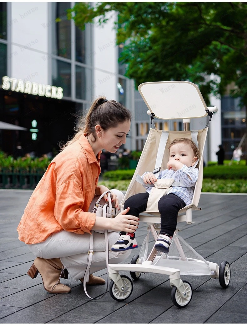 2025 New Lightweight Baby Travel Stroller Portable Foldable Pocket Stroller Multifunctional Children's Stroller Baby Carriage