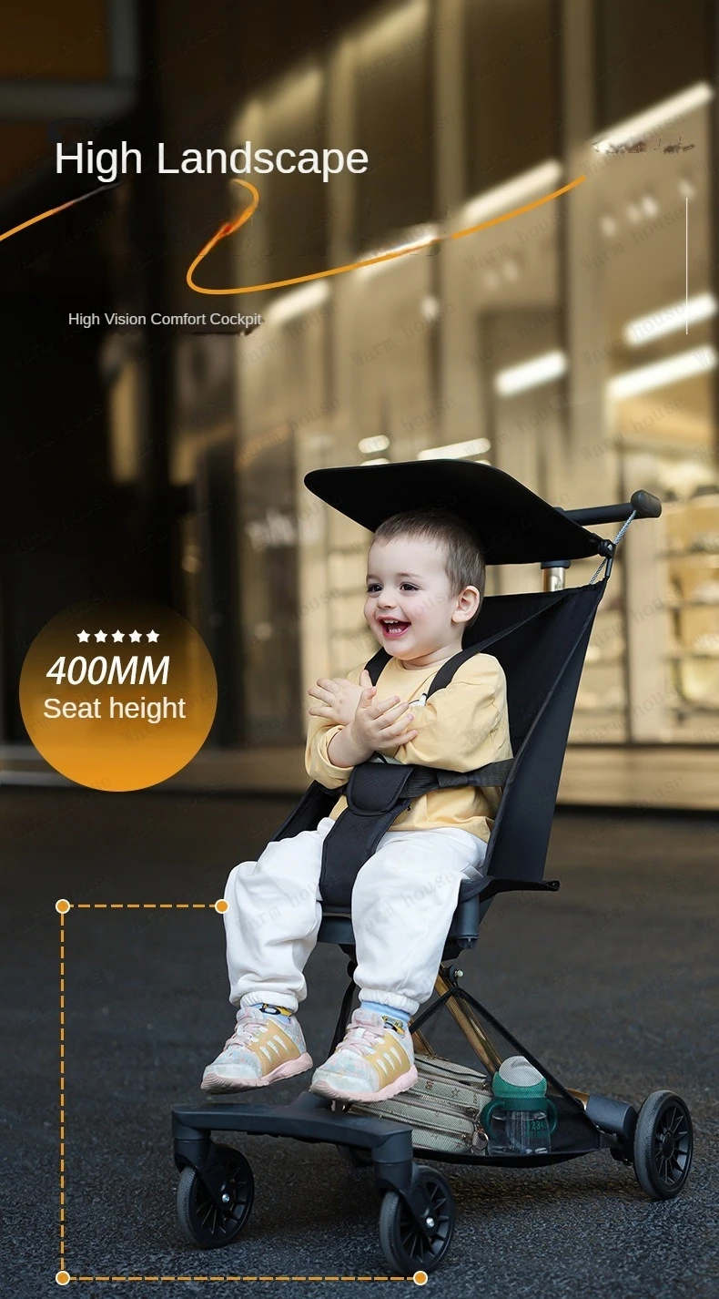 2025 New Lightweight Baby Travel Stroller Portable Foldable Pocket Stroller Multifunctional Children's Stroller Baby Carriage