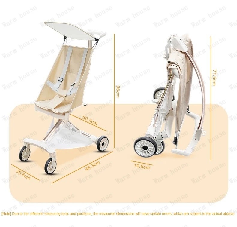 2025 New Lightweight Baby Travel Stroller Portable Foldable Pocket Stroller Multifunctional Children's Stroller Baby Carriage