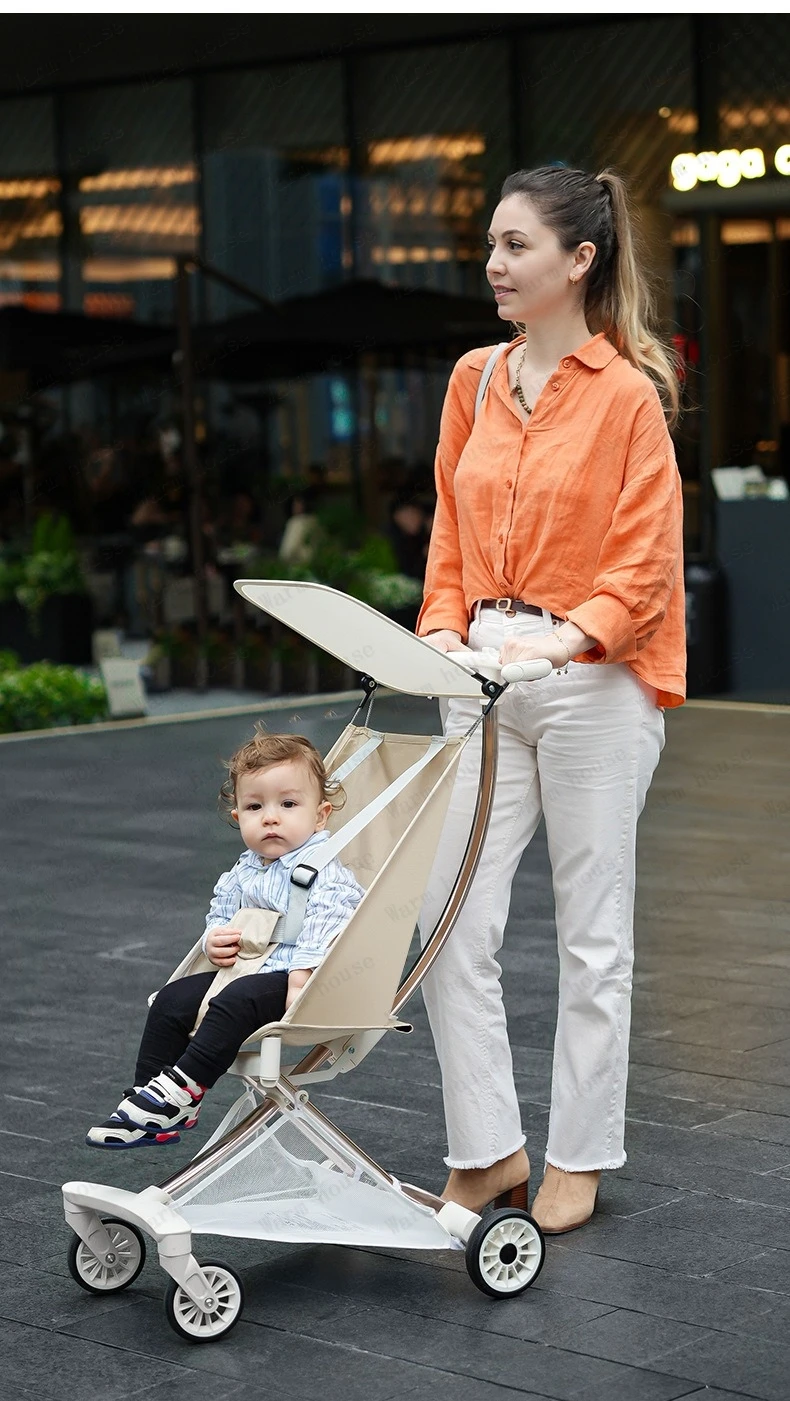 2025 New Lightweight Baby Travel Stroller Portable Foldable Pocket Stroller Multifunctional Children's Stroller Baby Carriage