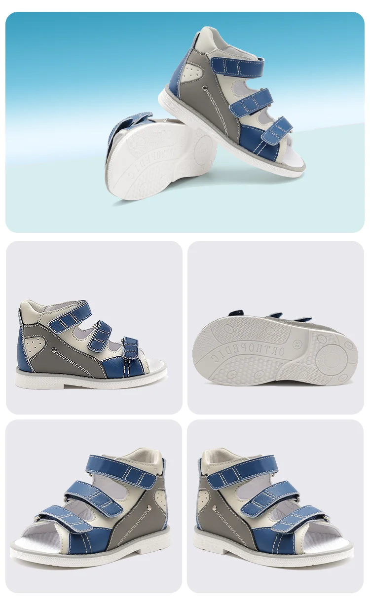 Orthopedic Sandals for Toddlers ,Corrective Shoes with High Back Ankle, First Walking Supportive Brace-Like Orthopedic Sandal
