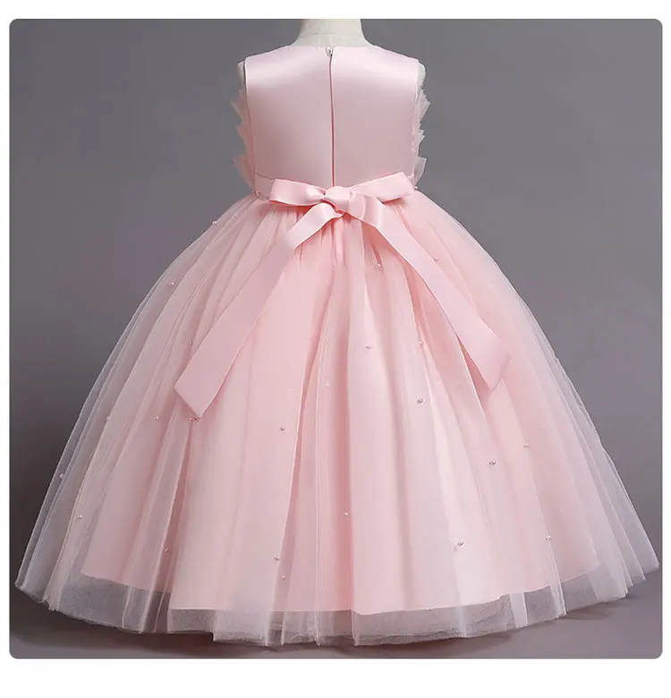 European American Style Kids Dresses for Girls Sleeveless Lace Party Dress for Kids Girl Summer Girls Party Dresses 5-16 Years