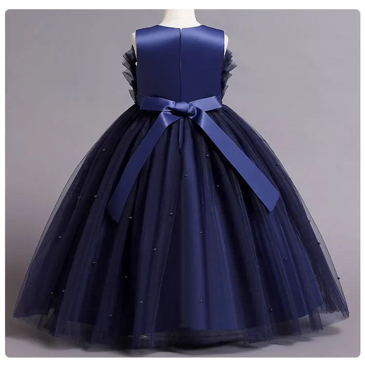 European American Style Kids Dresses for Girls Sleeveless Lace Party Dress for Kids Girl Summer Girls Party Dresses 5-16 Years