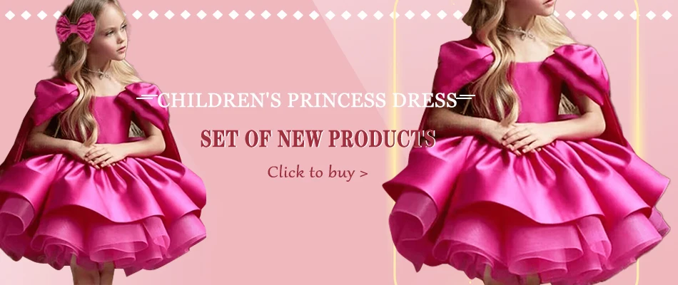 2026 New Christmas Children's Dress Flower Wedding Sequined Princess Skirt 2-10 Years Old Red Girl Dress Spot