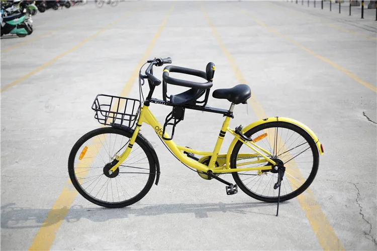 PANGDUBE Universal Front Bike Child Seat Adjustable Baby Bicycle Carrier with Safety Belt Foldable Kids Cycle Seat for Mountain