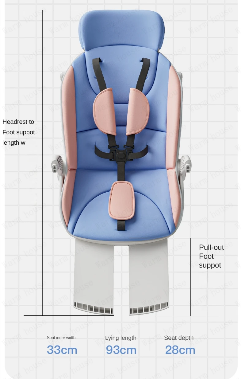 Baby stroller 0 to 3 years High view Shock absorption four wheels stroller folding Can sit or lie down lightweight baby stroller