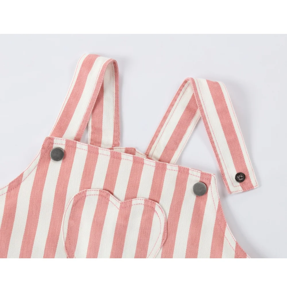 AP SS26 white denim collection children girls boys cotton jeans denim jumper skirts shirts family matching clothes