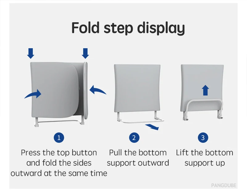 PANGDUBE Foldable Baby Bed Rail Guard Portable Safety Railing for Kids Bed Child Barrier Anti Fall Toddler Bed Fence Protection