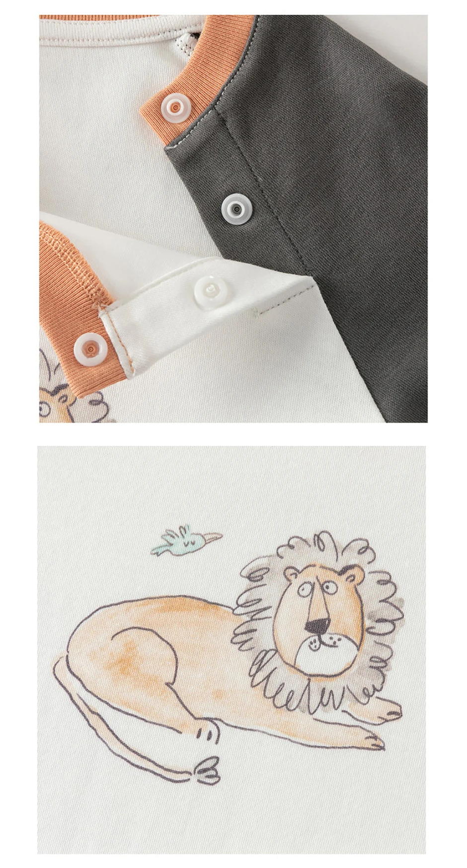 Dave Bella Children Long Sleeved T-shirts Autumn Spring Boys Girls Cartoon Printed Pullover Pure Cotton Bottoming Tops DB1260313