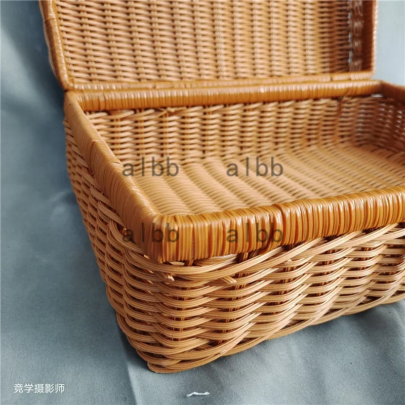 Newborn Photography Props Handmade Vintage Bamboo Chair baby bed girl Boy Photography Props Newborn Photo Posing Props Baby Crib