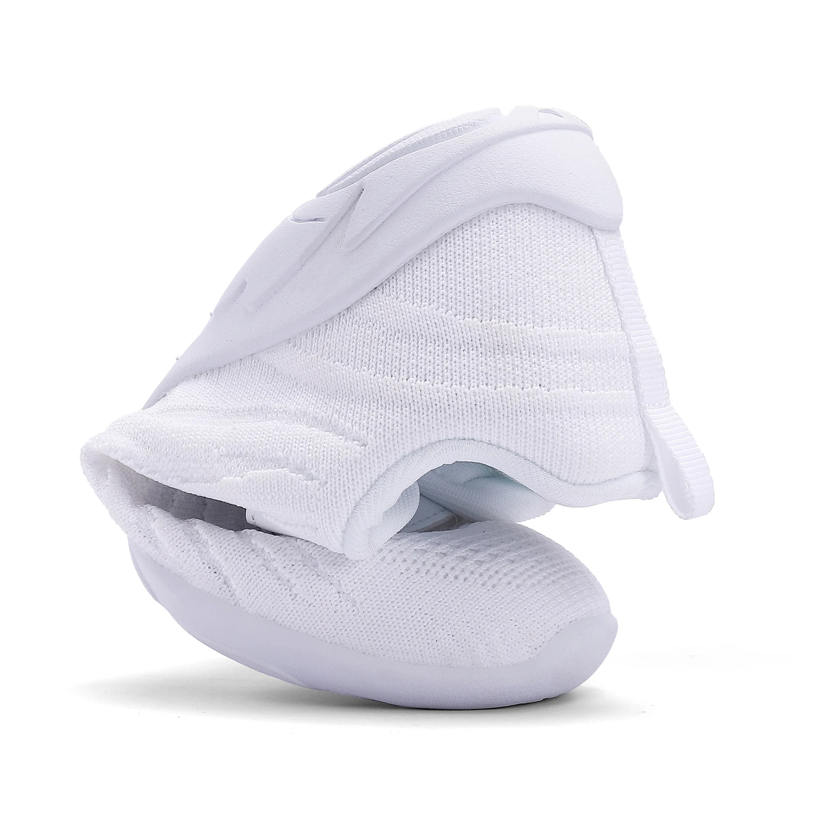 BAXINIER Girls White Cheer Shoes Trainers Breathable Training Dance Tennis Shoes Lightweight Youth Cheer Competition Sneakers