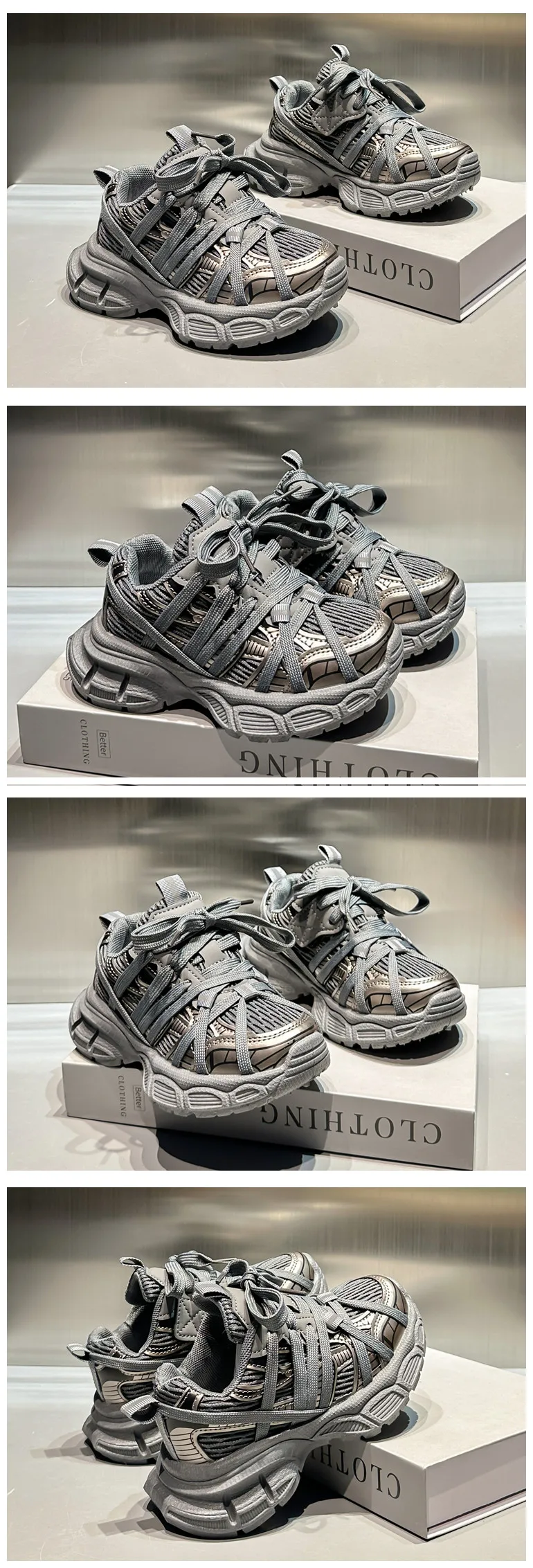 Kids Casual Sneakers for Boys Girls Non-slip Breathable Mesh Toddler Walking Shoes Strappy Versatile Chic Comfort Wear 4-6years