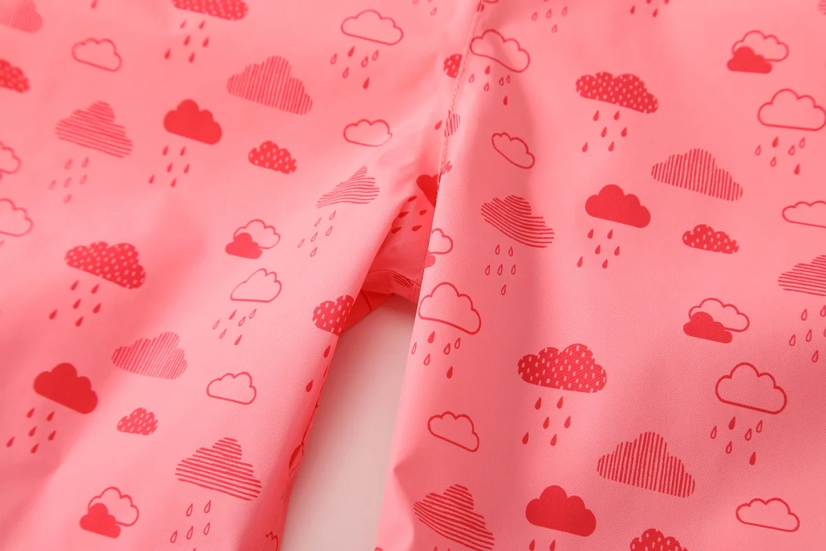HONEYKING Baby Raincoat Suit Children's Clothing Set Waterproof Overalls Girls Jumpsuit Jacket And Pants Combo for Kids