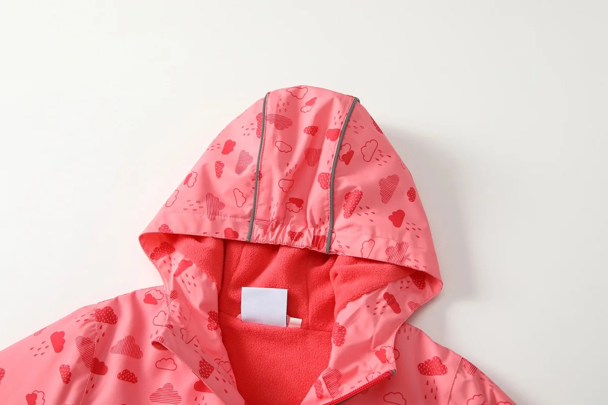 HONEYKING Baby Raincoat Suit Children's Clothing Set Waterproof Overalls Girls Jumpsuit Jacket And Pants Combo for Kids