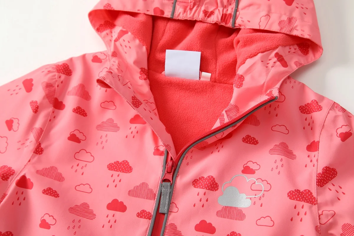 HONEYKING Baby Raincoat Suit Children's Clothing Set Waterproof Overalls Girls Jumpsuit Jacket And Pants Combo for Kids