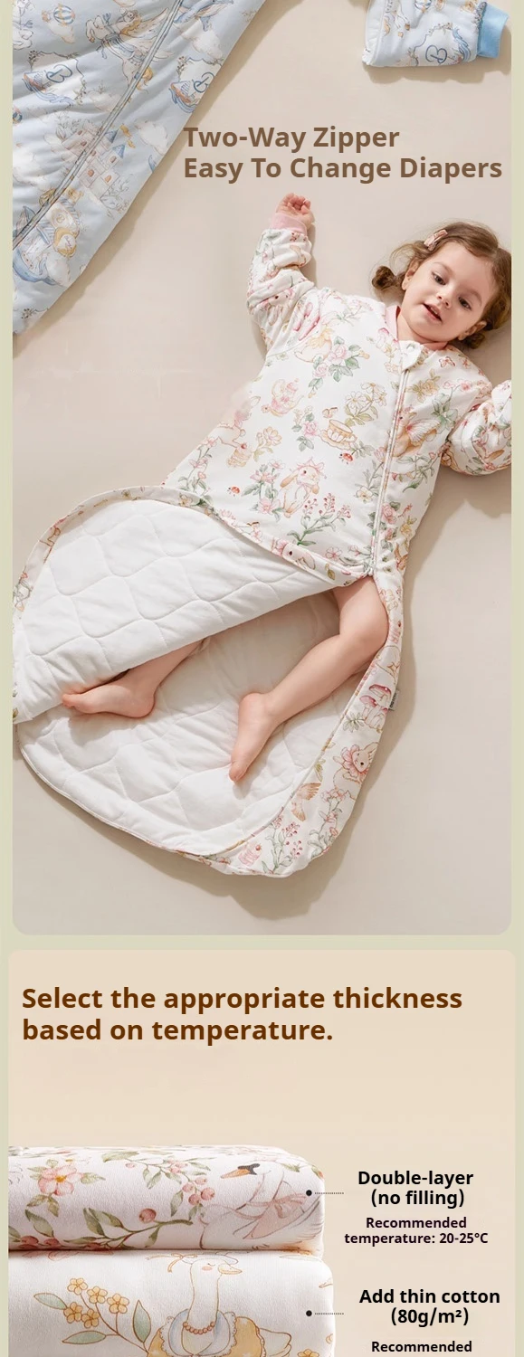 AIBEDILA Baby Sleep Sack Soft Cozy Infant Sleeping Bag Ultra Light Winter Kids Wearable Blanket For Boy/Girl 0-3Y Toddlers