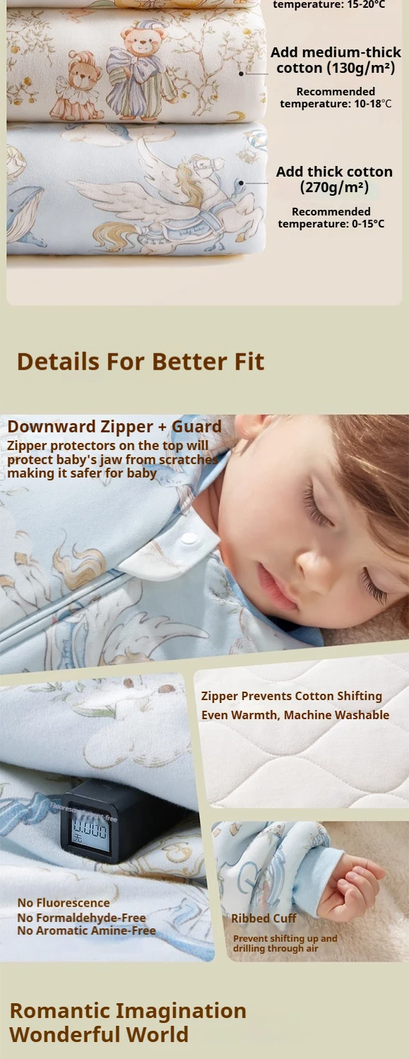 AIBEDILA Baby Sleep Sack Soft Cozy Infant Sleeping Bag Ultra Light Winter Kids Wearable Blanket For Boy/Girl 0-3Y Toddlers