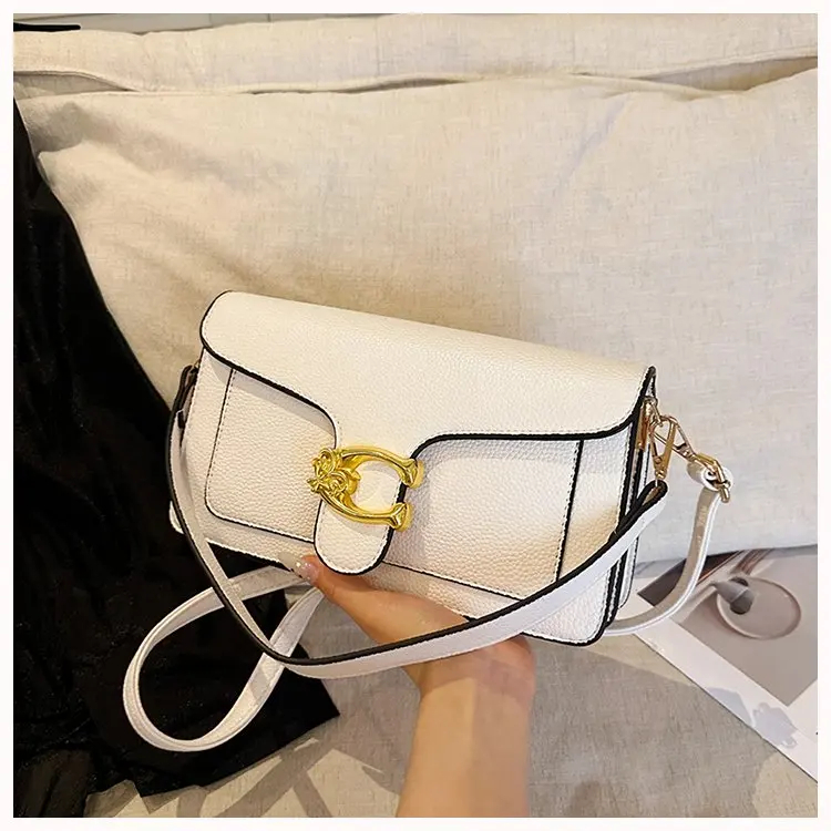 New trendy shoulder bag, designer handbag with detachable shoulder strap, elegant and fashionable women's crossbody bag
