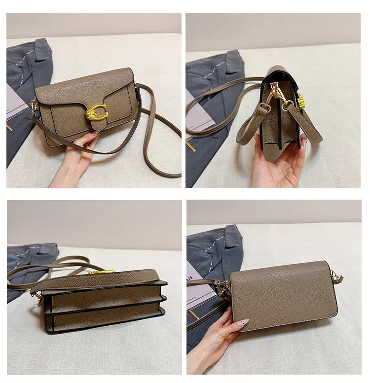 New trendy shoulder bag, designer handbag with detachable shoulder strap, elegant and fashionable women's crossbody bag