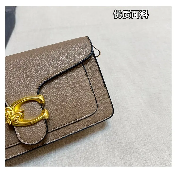 New trendy shoulder bag, designer handbag with detachable shoulder strap, elegant and fashionable women's crossbody bag