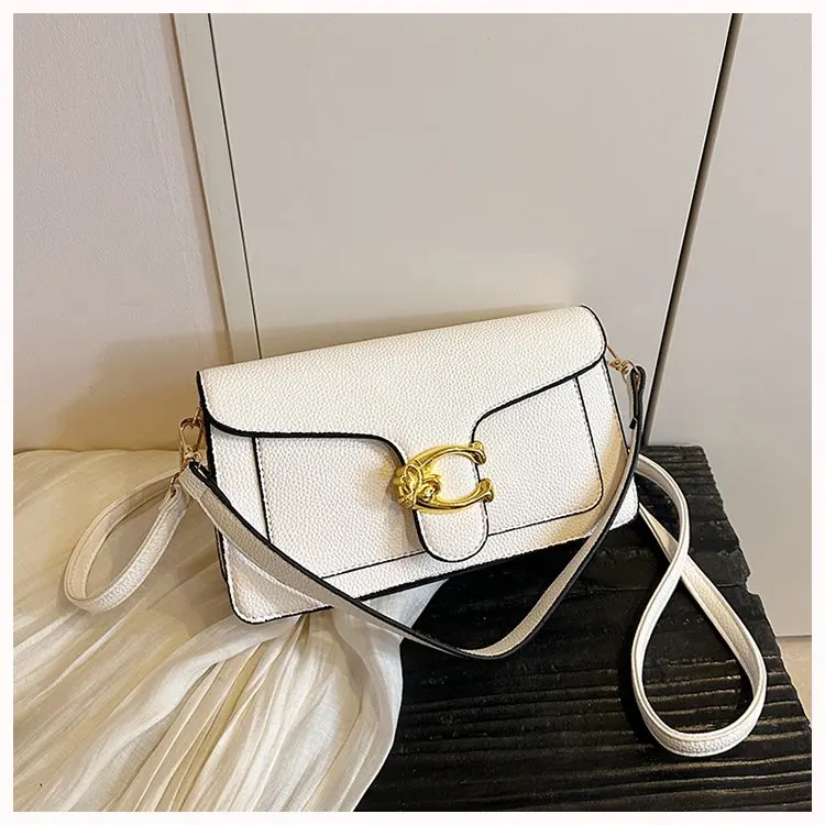 New trendy shoulder bag, designer handbag with detachable shoulder strap, elegant and fashionable women's crossbody bag