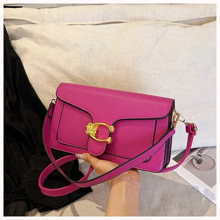 New trendy shoulder bag, designer handbag with detachable shoulder strap, elegant and fashionable women's crossbody bag