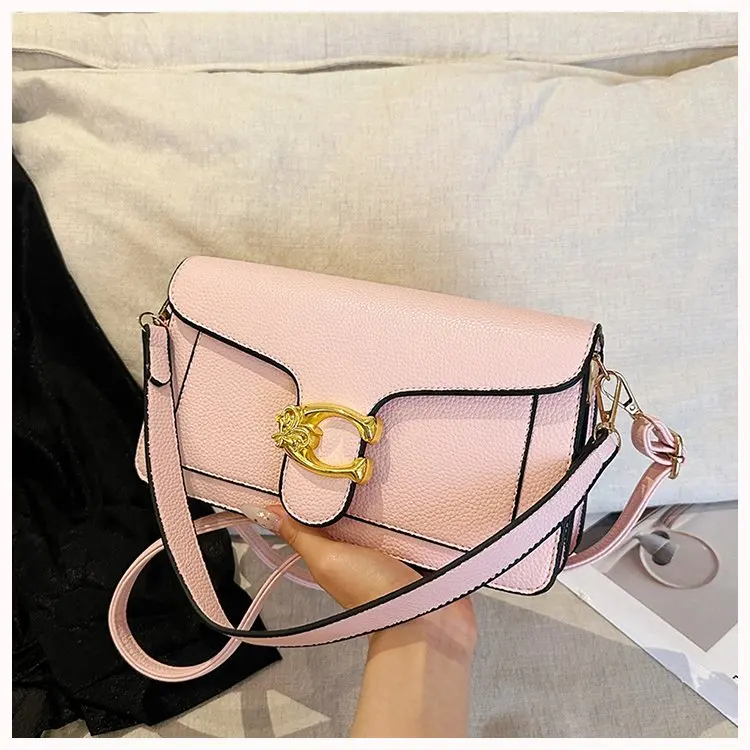 New trendy shoulder bag, designer handbag with detachable shoulder strap, elegant and fashionable women's crossbody bag