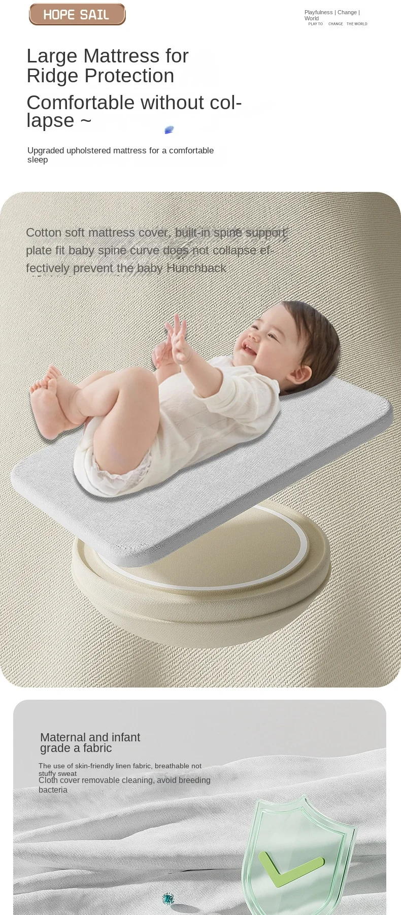 Aluminum alloy baby bed, movable, foldable, and portable