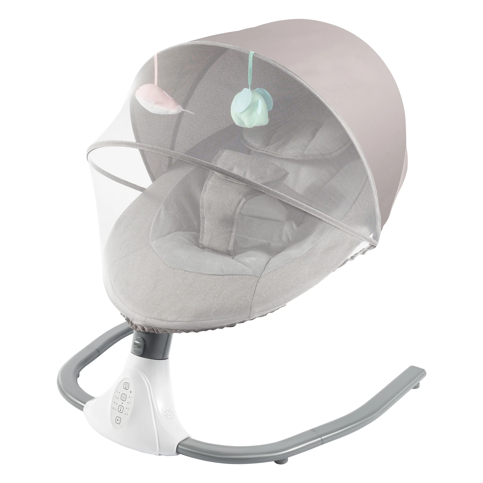 Multifunctional Electric Auto Rock Baby Cradle With Lullabies For Newborn To 18 Months Infant