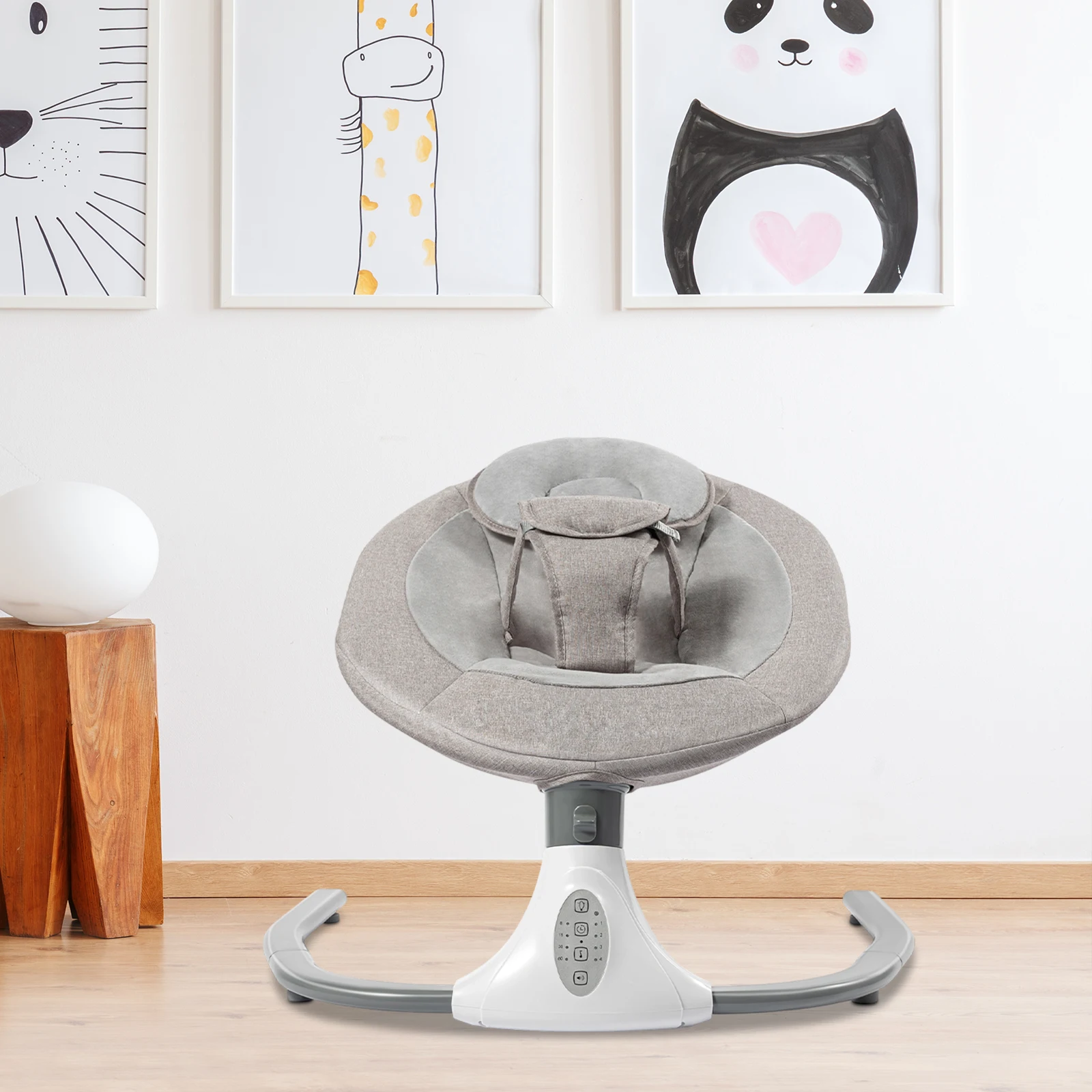 Multifunctional Electric Auto Rock Baby Cradle With Lullabies For Newborn To 18 Months Infant