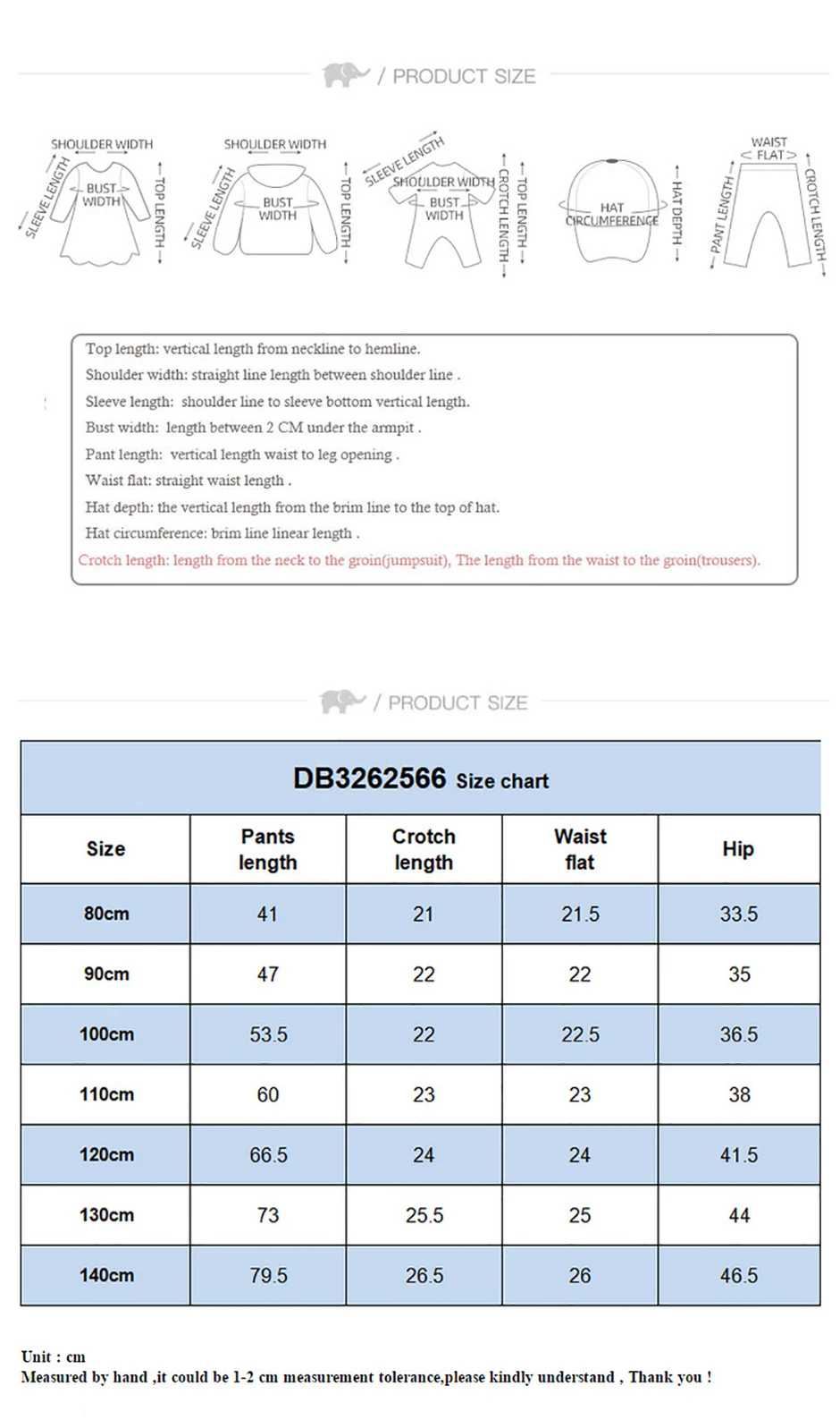 Dave Bella Children Autumn Spring Jeans Boys Elastic Waist Cargo Pants Casual Sports Pocket Jogger Trousers DB3262566