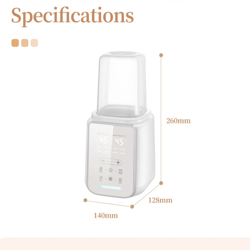 Baby Bottle Warmer sterilizer Multifunction Breast Milk Warmer Accurate Temperature Control Baby Bottle Heater Baby Newborn Item