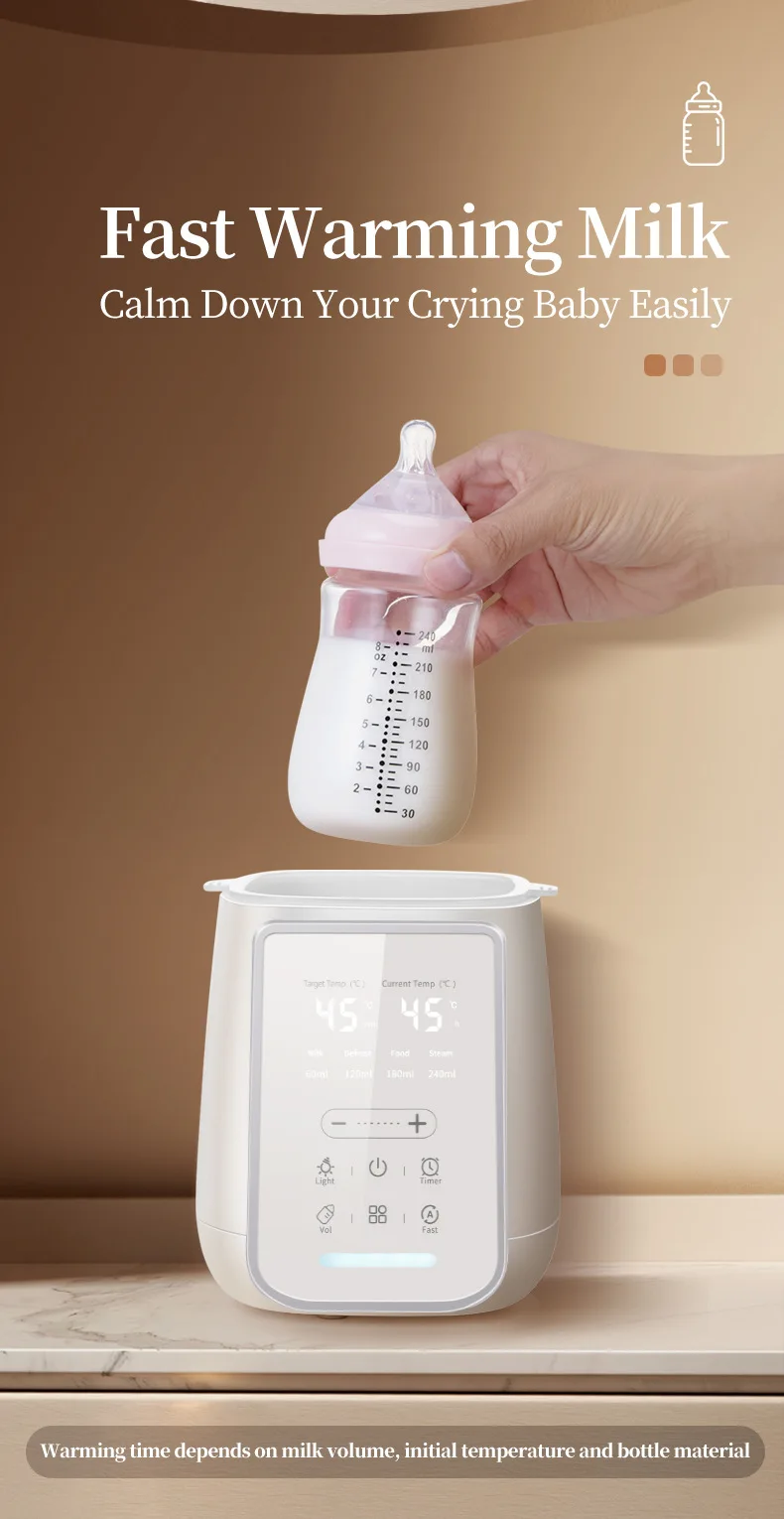 Baby Bottle Warmer sterilizer Multifunction Breast Milk Warmer Accurate Temperature Control Baby Bottle Heater Baby Newborn Item