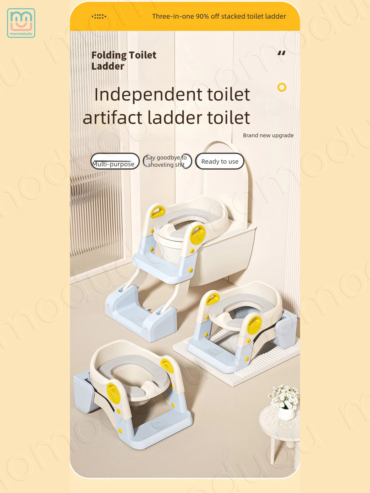 2-in-1 Portable Toilet Seat Foldable Children's Pot Potty Training Seat Step Stool Portable Potty Child Pot Bebe Toilet